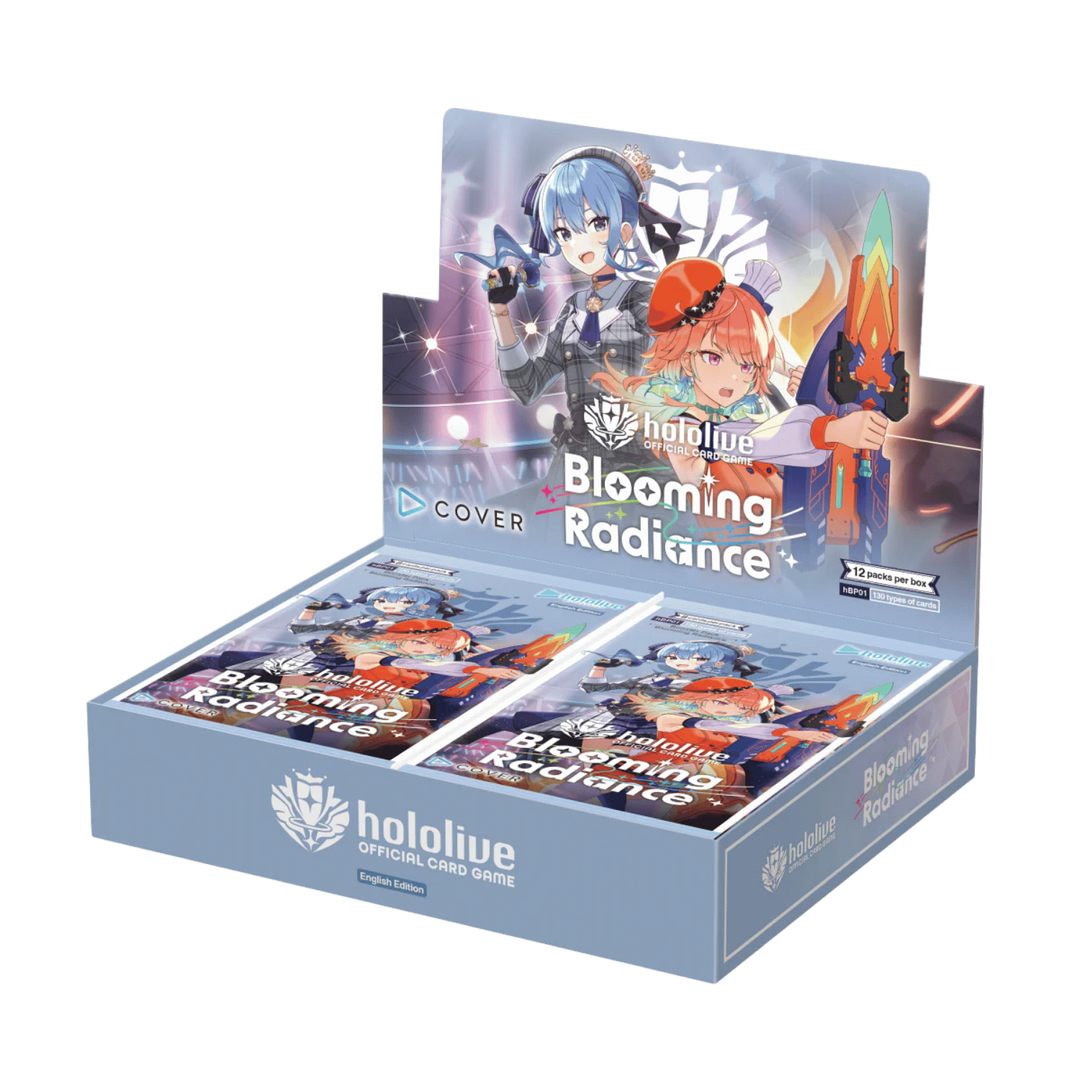 hololive OFFICIAL CARD GAME Booster Box - Blooming Radiance & Quintet Spectrum (English) & Nerissa Ravencroft Accessories [ULTRA DELUXE BUNDLE]